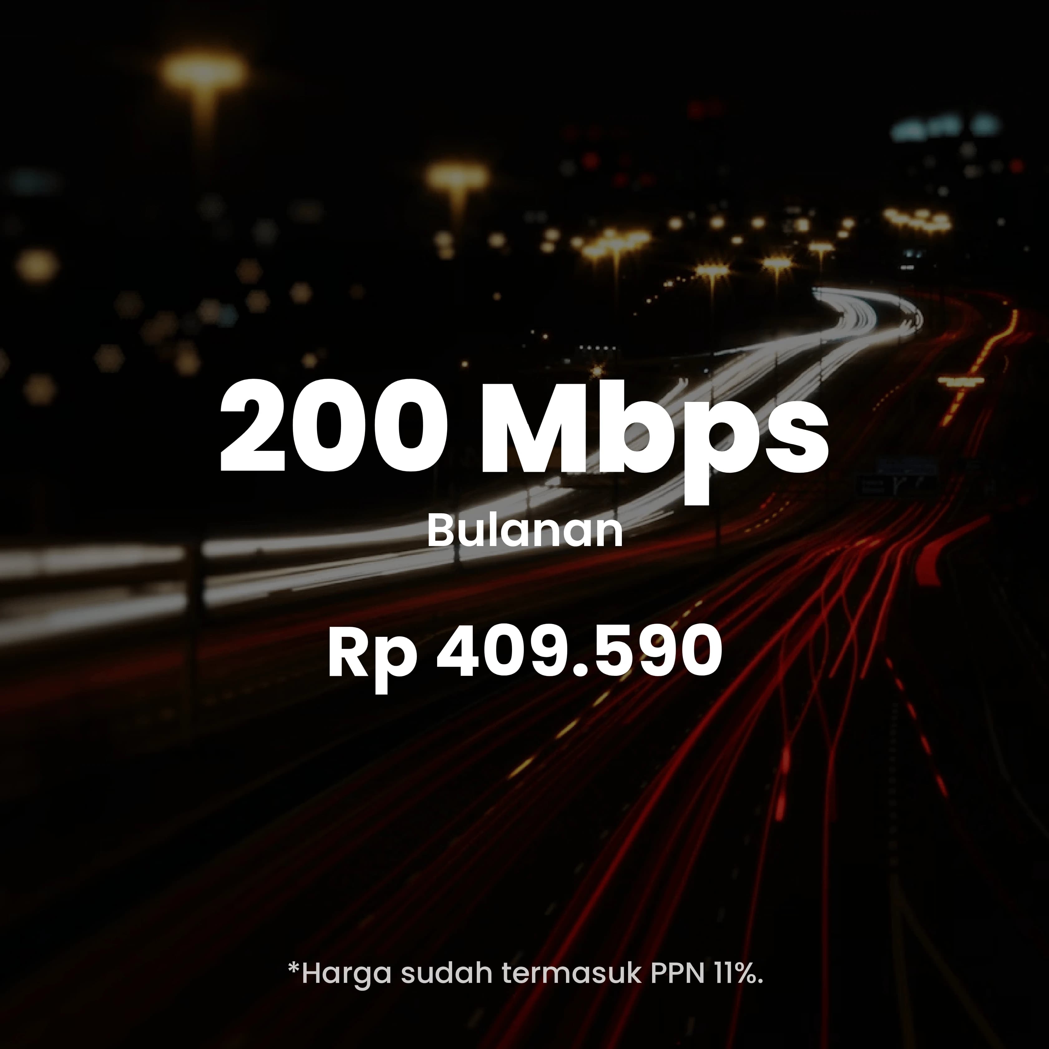 IDPlay Paket 200 Mbps bulanan