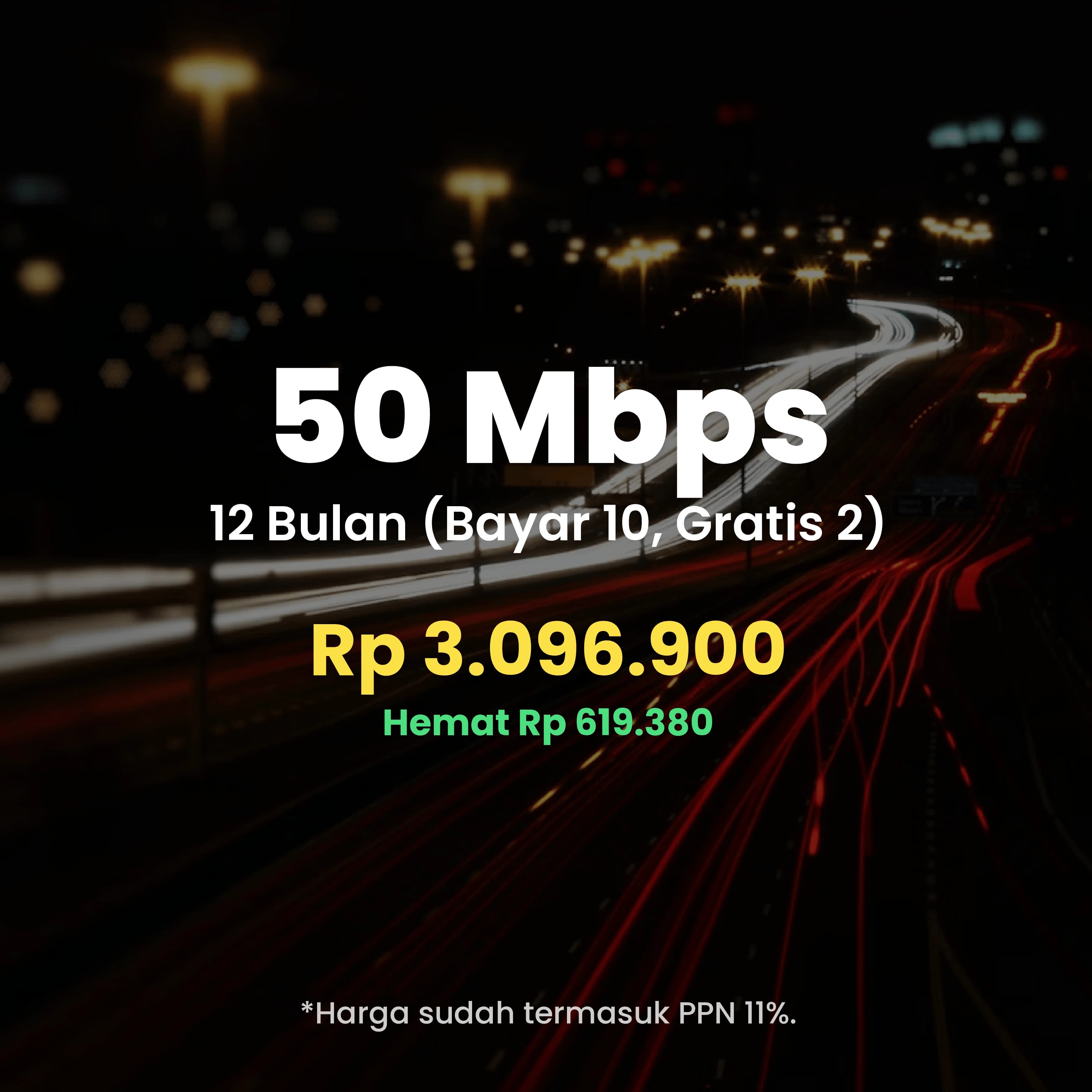 IDPlay Paket 50 Mbps tahunan